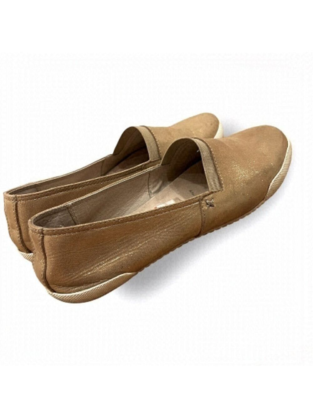 SOFT Gold Leather Shoes Size 38